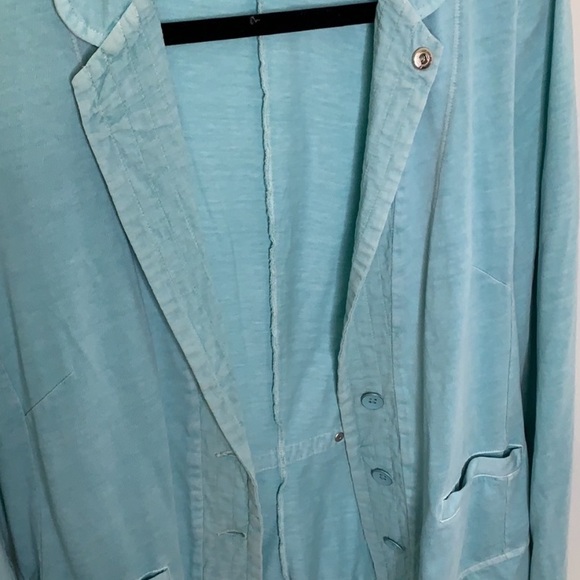 Sandwich Long Sleeve Button Up Cotton Women’s Top - Picture 3 of 6